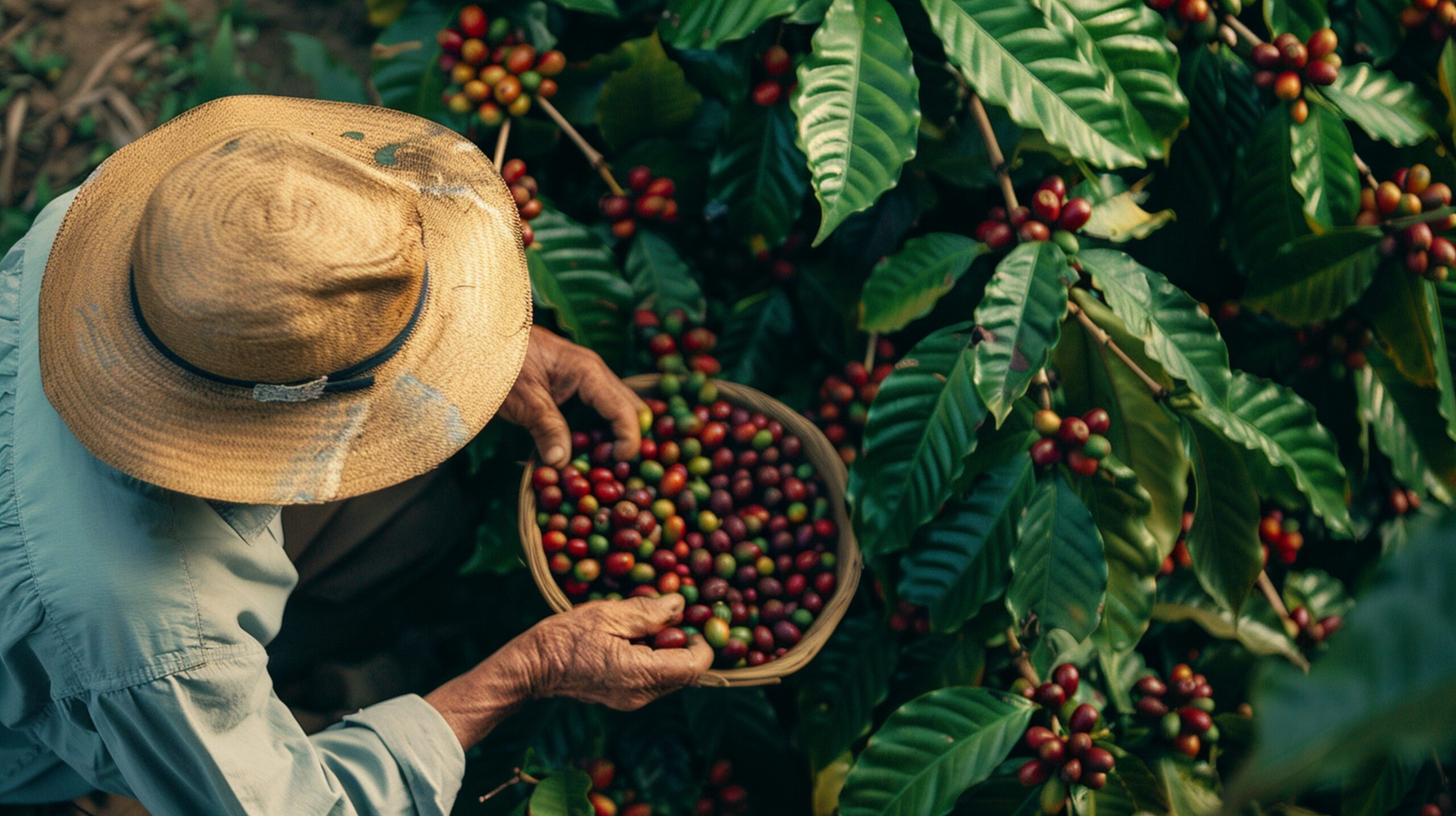 Premium coffee harvesting